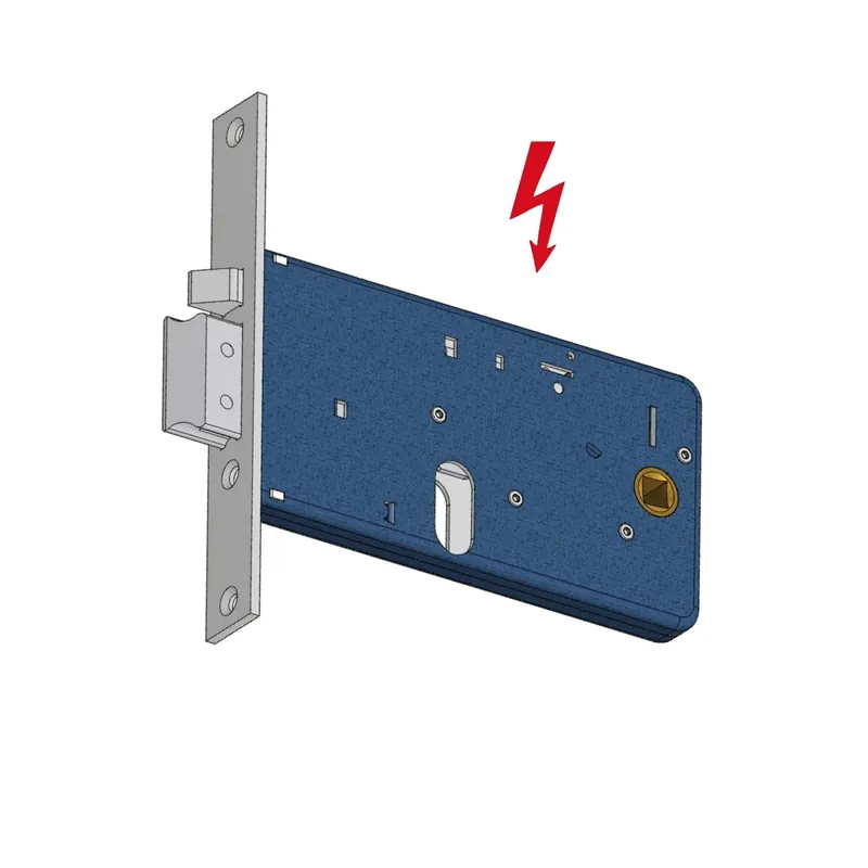 Voordeelprijs Elettroserratura 12V per cilindro ovale entrata 60 larga