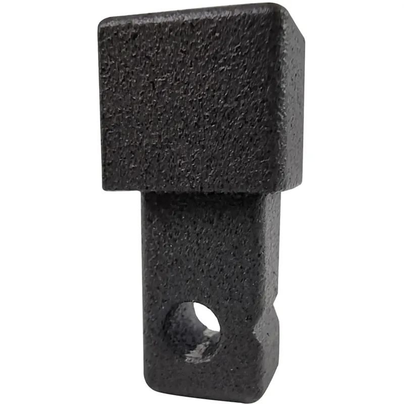 Angolo profilo di chiusura quadrato alluminio Grigio scuro 1x2,7x1 cm 2 pz Hete Deal