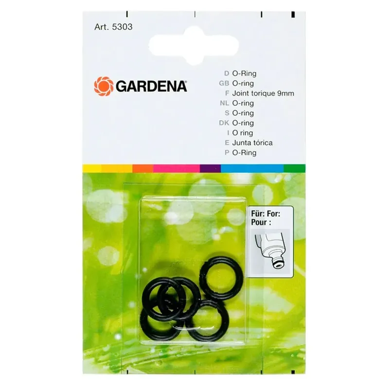Anelli Gardena O-Ring 9 mm 5 pz Voordeelprijs
