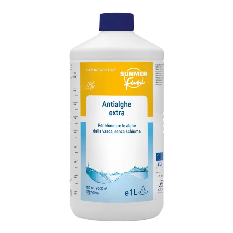 Antialghe extra senza schiuma alghicida piscina 1 lt Nu Kopen