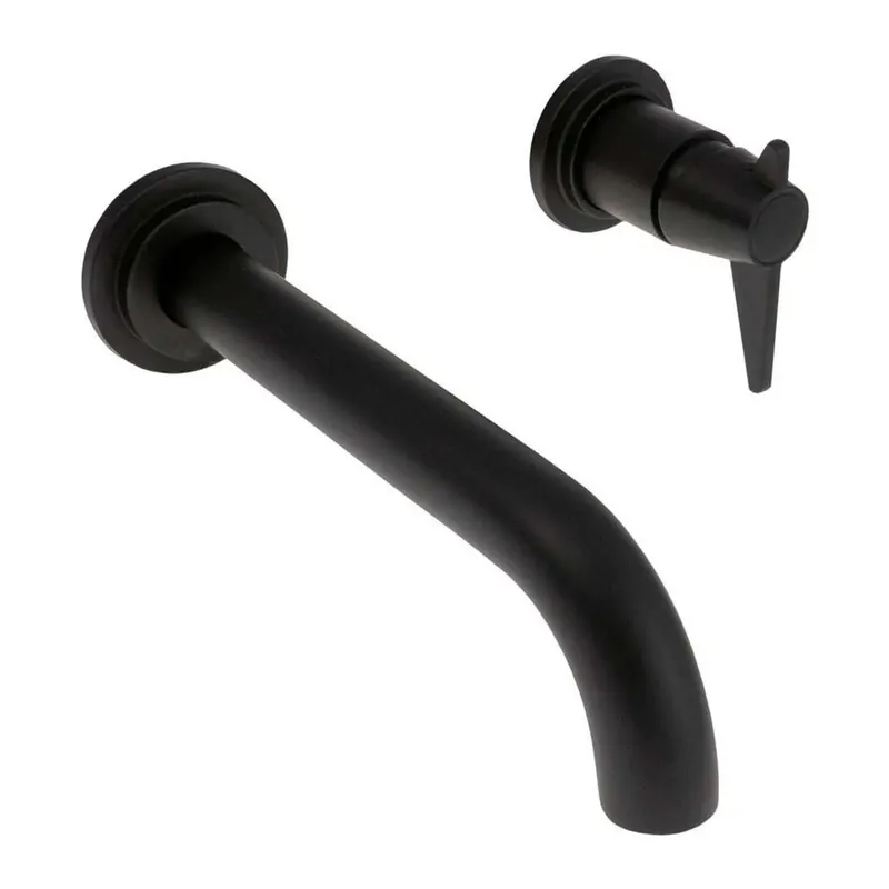 Alleen Vandaag Miscelatore lavabo Madruga a incasso a parete nero H75 L225 P255 mm