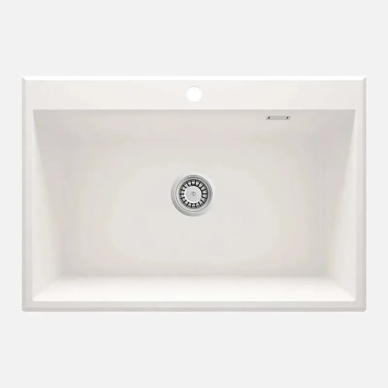 Actieprijs Lavello 1 vasca Idrostile Güines sifone 520x210 mm alabastro