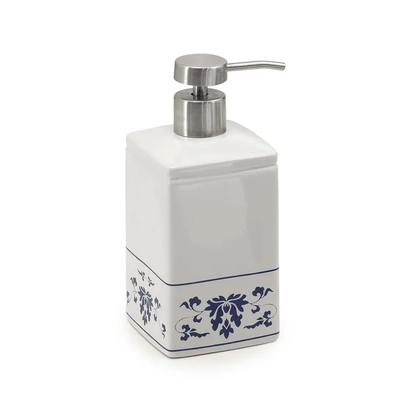 Weekendaanbieding Dosasapone bagno Cixi in porcellana 450 ml bianco/blu