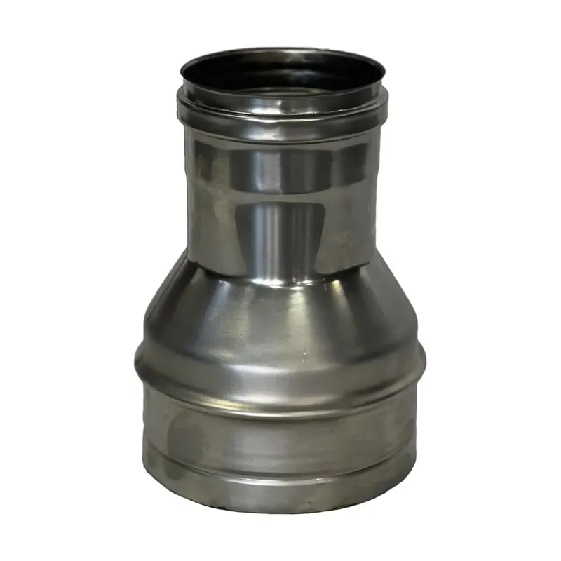 Voordeelprijs Aumento canna fumaria in acciaio inox AISI 316 da Ø 120 a 130 mm