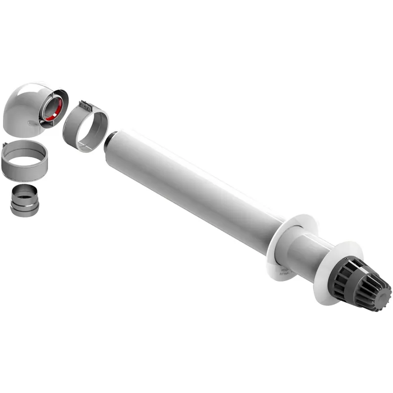 Hoge Kwaliteit Collettore scarico fumi coassiale Ø 60/100 mm per caldaie e scaldabagni Beretta