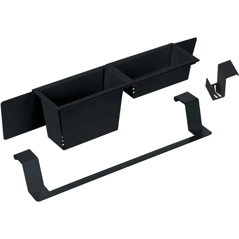 Set accessori lavello Idrostile Studio Design nero Nieuw