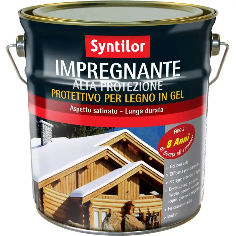 Weekendaanbieding Impregnante per legno in gel Syntilor effetto noce 2,5 l