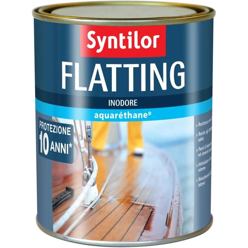 Aanbieding Flatting all`acqua Aquaréthane effetto incolore 750 ml