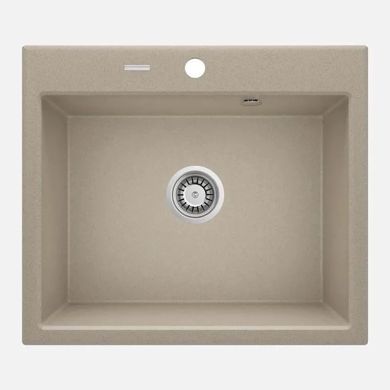 Finale Uitverkoop Lavello 1 vasca Idrostile Florida sifone 520x210 mm sabbia