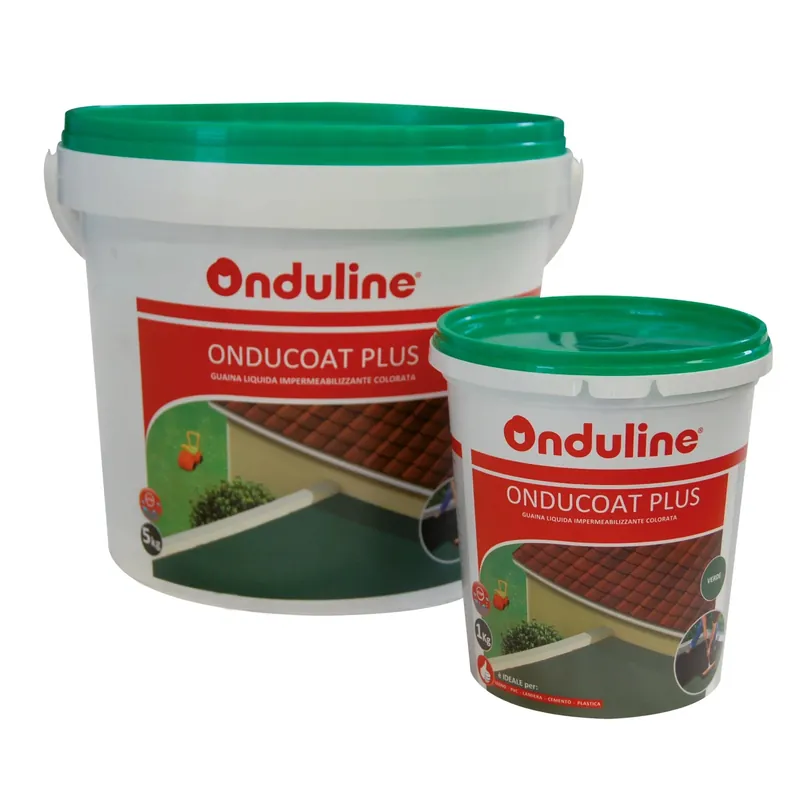Tijdelijk Beschikbaar Vernice liquida impermeabilizzante Onduline 1 kg verde
