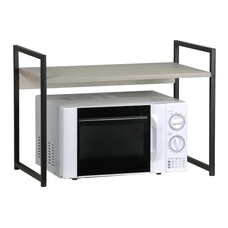 Express Levering Scaffale per microonde in metallo e pannello truciolare 59x35x44 cm