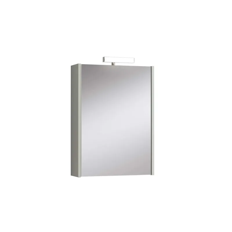 Actieprijs Mobile bagno specchiera contenitore 50 cm 2 ante Bianco Opaco