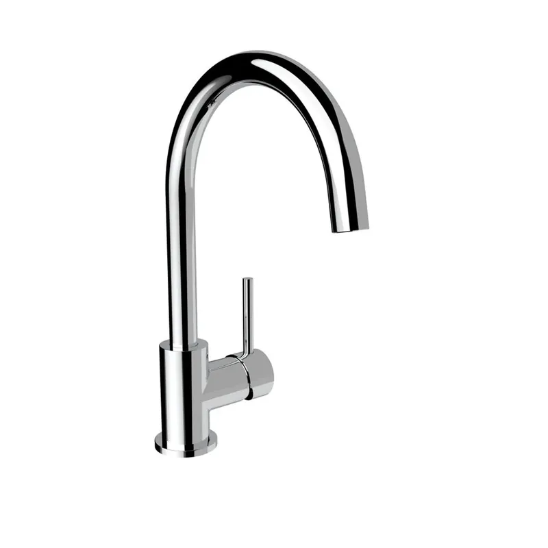 Dagaanbieding Miscelatore Cucina in Acciaio Inox Cromato con Bocca Orientabile