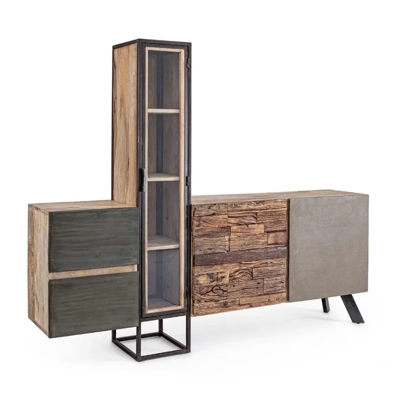 Credenza Manchester 193x380xh165 cm nero Goedkoop
