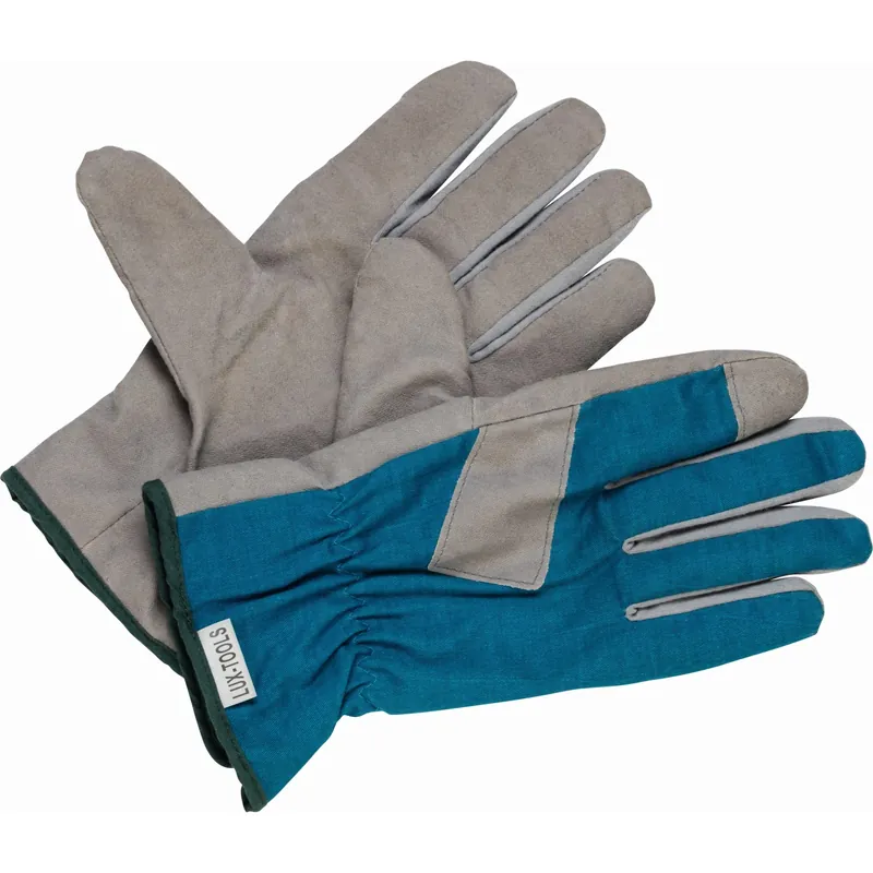 Weekendaanbieding Guanti da giardino imbottiti con vinile grigio e blu taglia 8