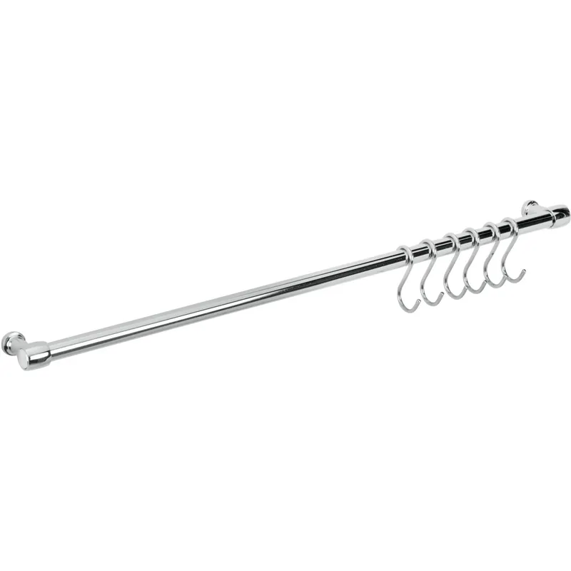 Barra multiuso con 6 ganci linea Lonardo 58x4x4 cm Lage Kosten