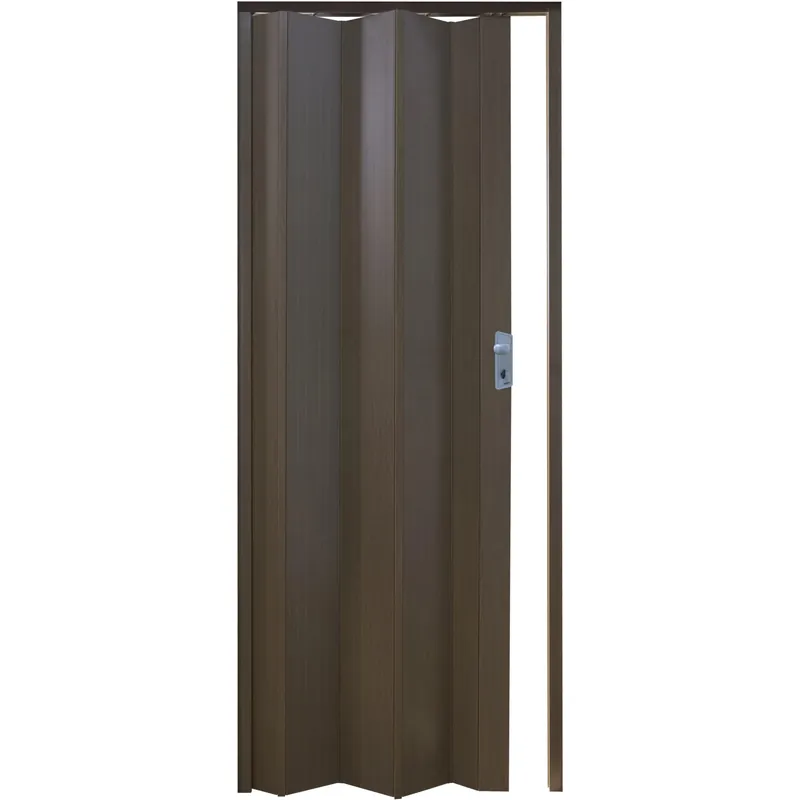 Aanbieding Porta a soffietto Maya in PVC 83x214 cm legno scuro