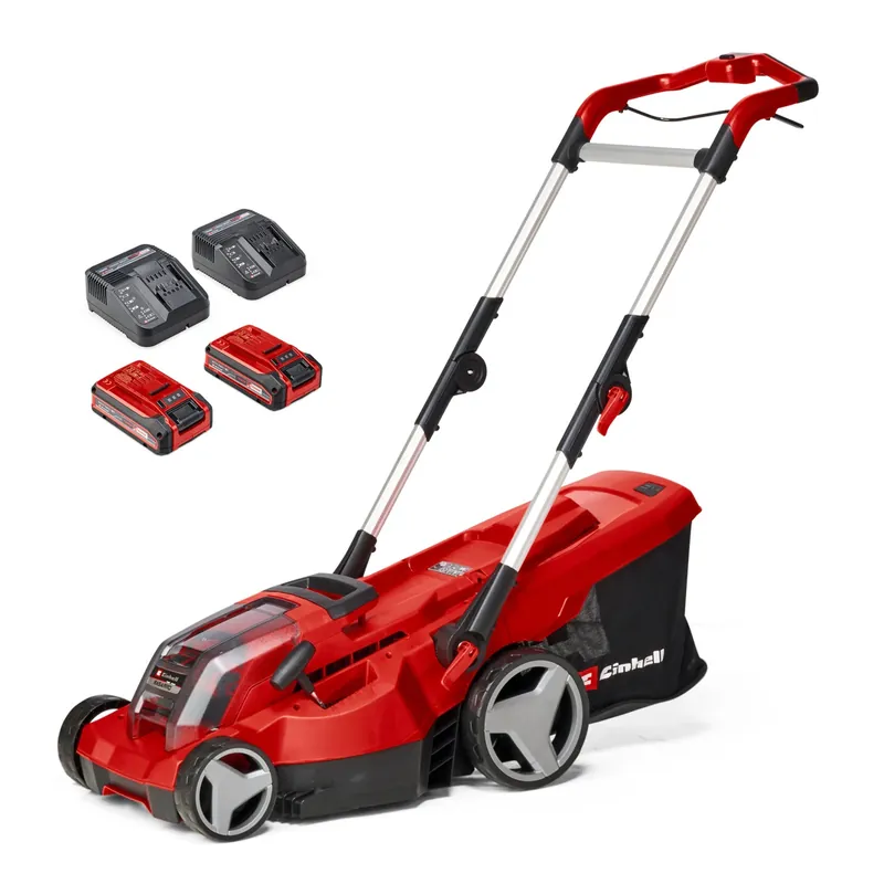 Voordeelprijs Tagliaerba a batteria Rasarro 36/36 Einhell 36 V 2x3,0Ah Plus L taglio 36 cm