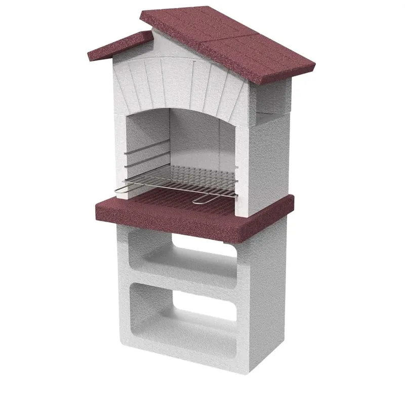 Barbecue a carbonella e legna Vasto New H 156 x L 68 x P 58 cm Beperkt Aanbod