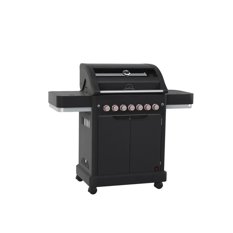 Barbecue a gas Jamestown 4 bruciatori nero Laatste Versie