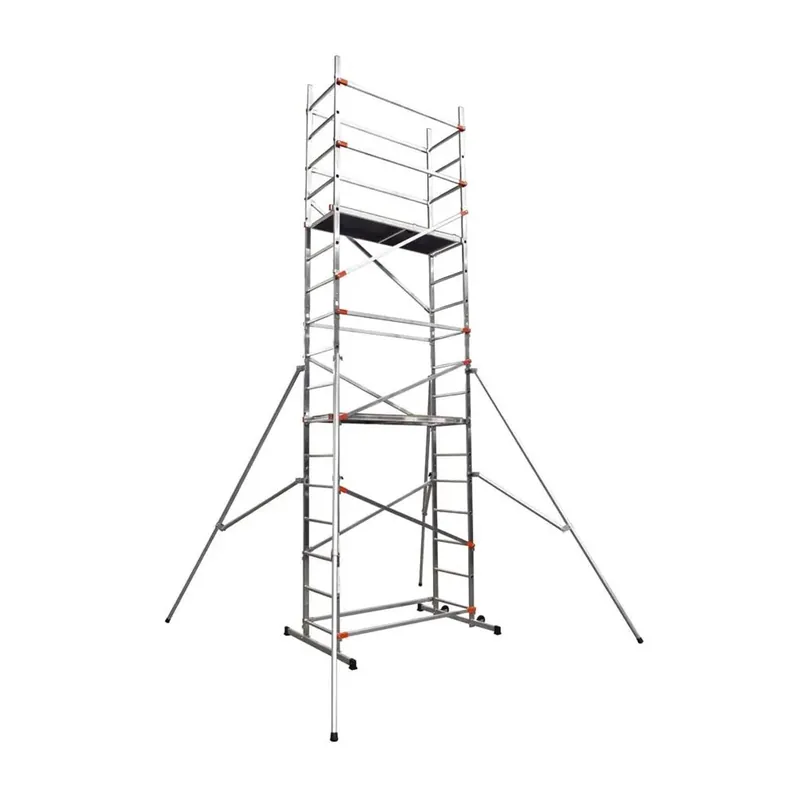 Trabattello in alluminio e alzata Fast&Lock 400/600 5,18 m Populair