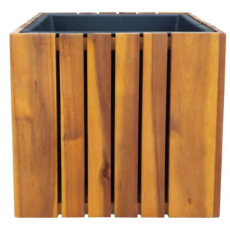 Voordeelprijs Fioriera quadrata Acacia finitura naturale 325x325x32 cm