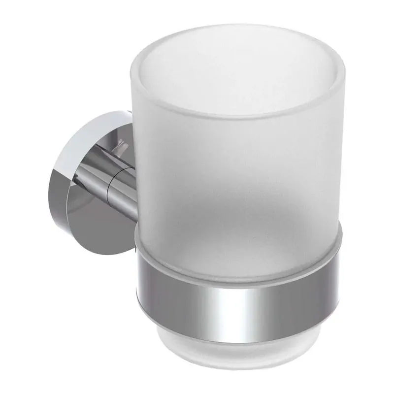 Aanbieding Portaspazzolini montaggio a parete Genio 6,7x9,4 cm cromo