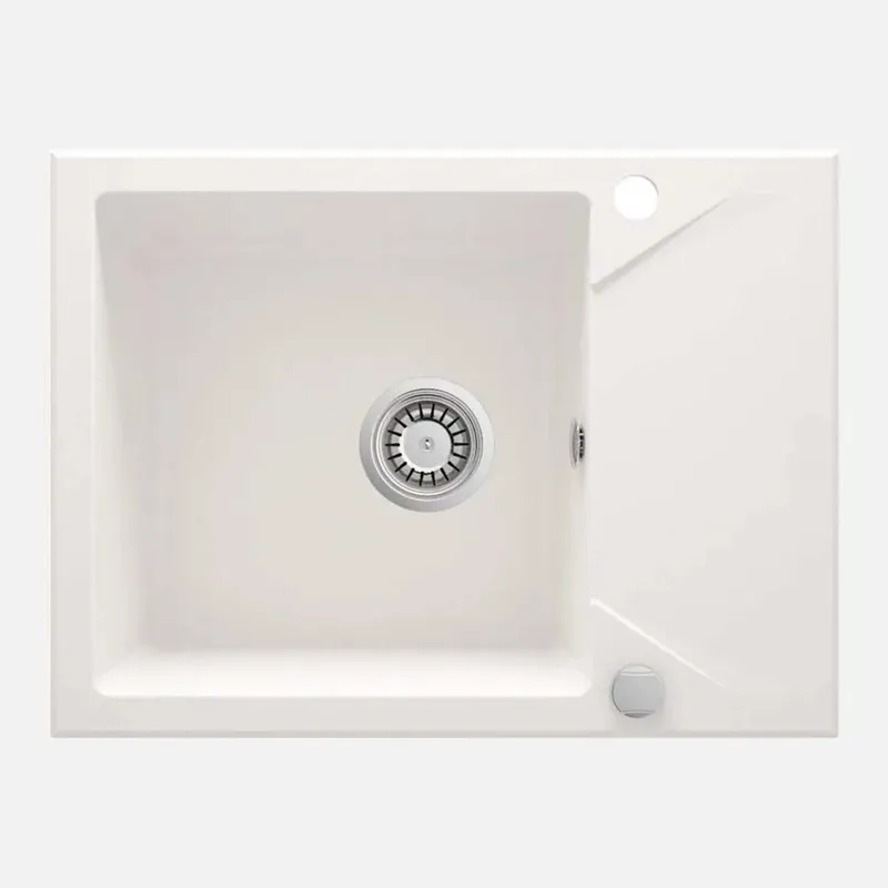 Bestseller Lavello 1 vasca gocciolatoio Idrostile Banes 440x193 mm Alabastro