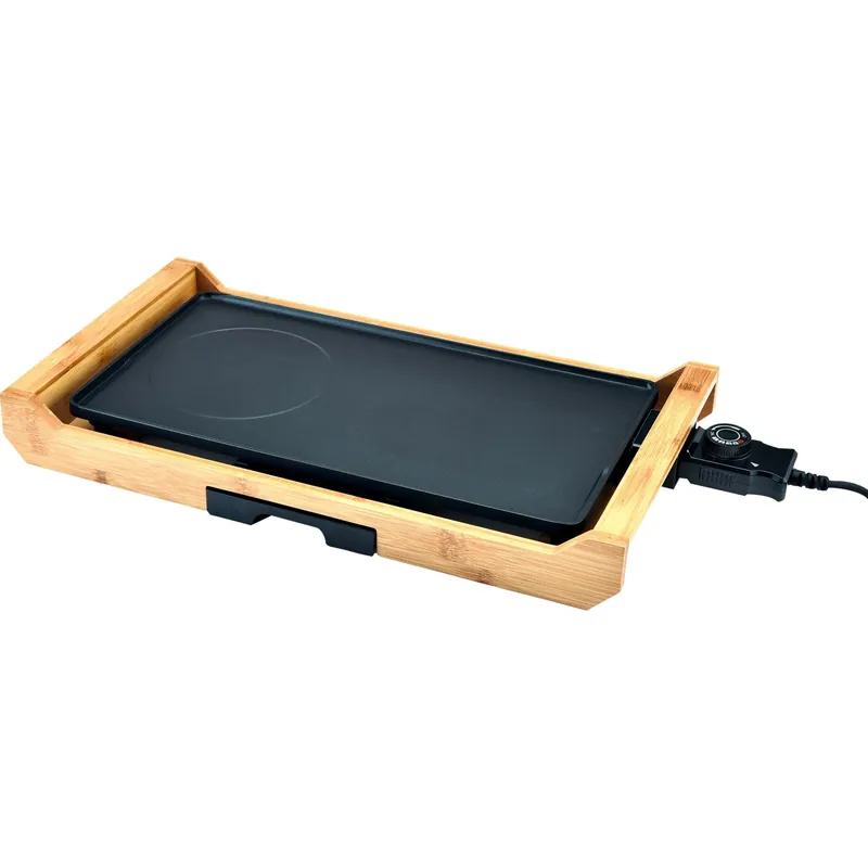 Barbecue elettrico Belfast 2200 W nero 43x23 cm Must-Have