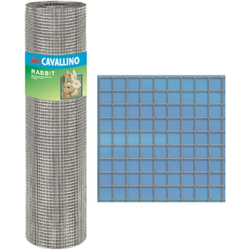 Aanbieding Rete in metallo zincata Rabbit 10x0,5 m grigio