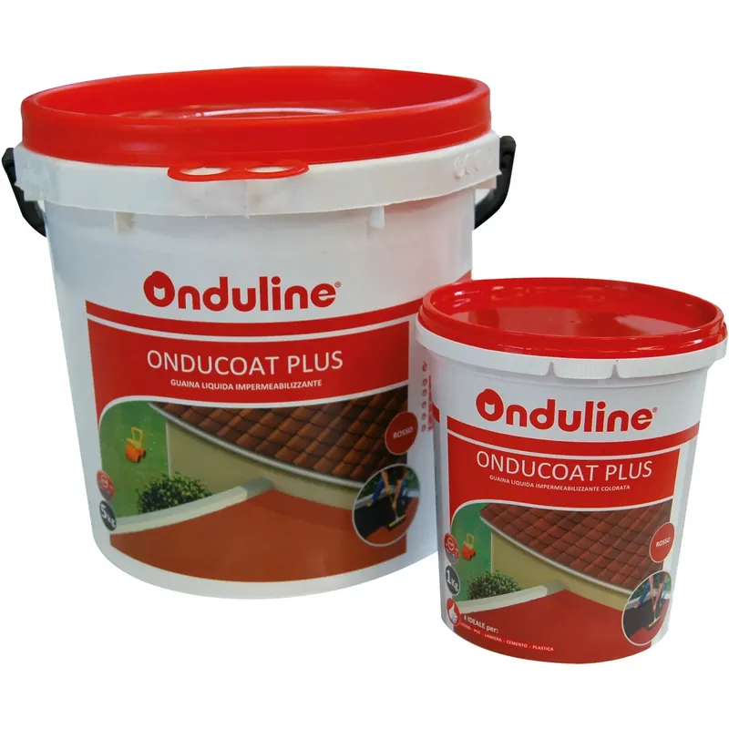 Vernice liquida impermeabilizzante Onduline 1 kg rosso Express Levering
