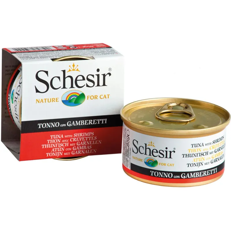 Aanbieding Cibo umido per gatti con Tonnetto e gamberetti 85 g