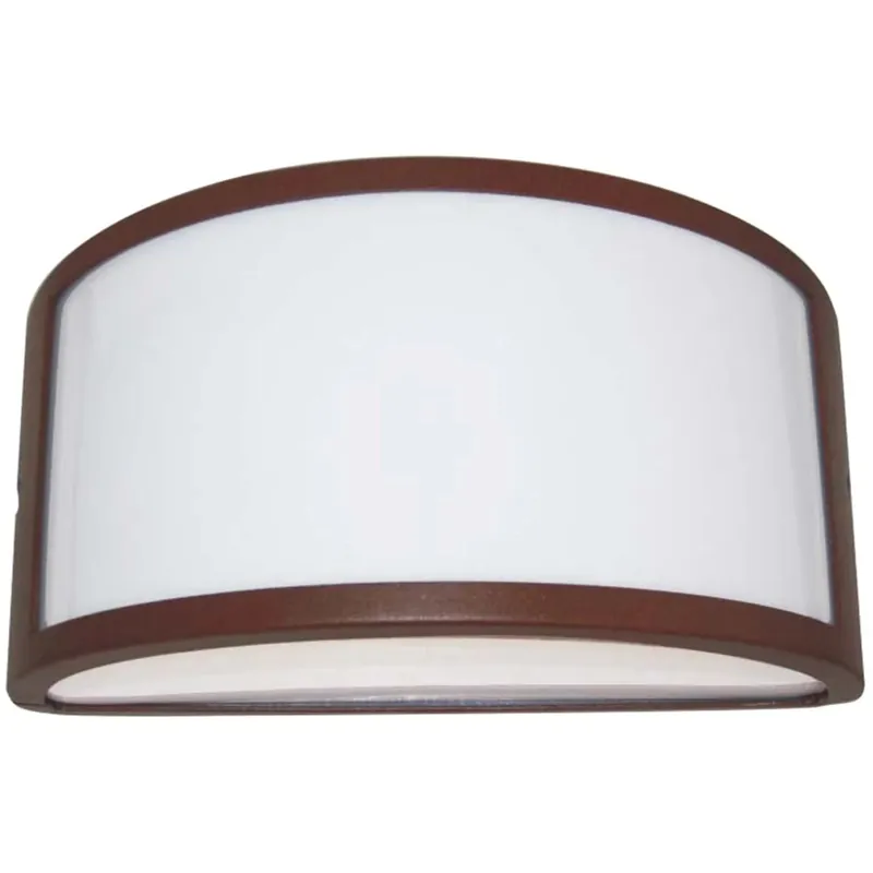 Aanbieding Applique LED Umbe mezza luna aperta 25x12x13,2 cm ruggine
