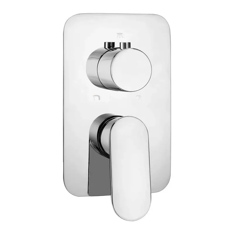 Weekendaanbieding Piastra esterna per box miscelatore Idrostile serie Batabanó cromo lucido