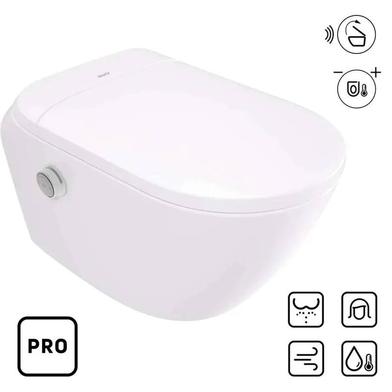 WC smart Legos con sedile automatico - pro 34,8x34,9 cm Bianco Gecertificeerd