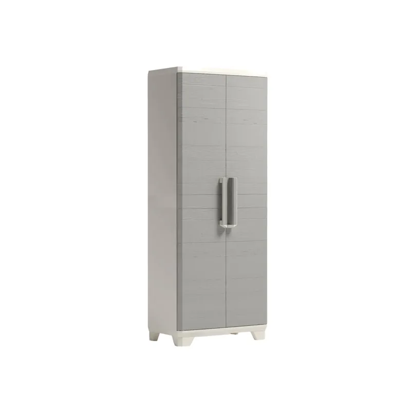 Armadio da esterno alto Linear Wood in plastica portascope P 10 kg 173x68x39 cm Gratis Retour
