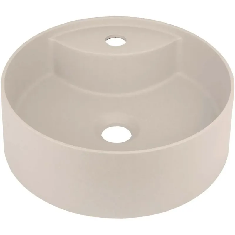 Weekendaanbieding Lavabo da appoggio rotondo Limonar Idrostile Beige