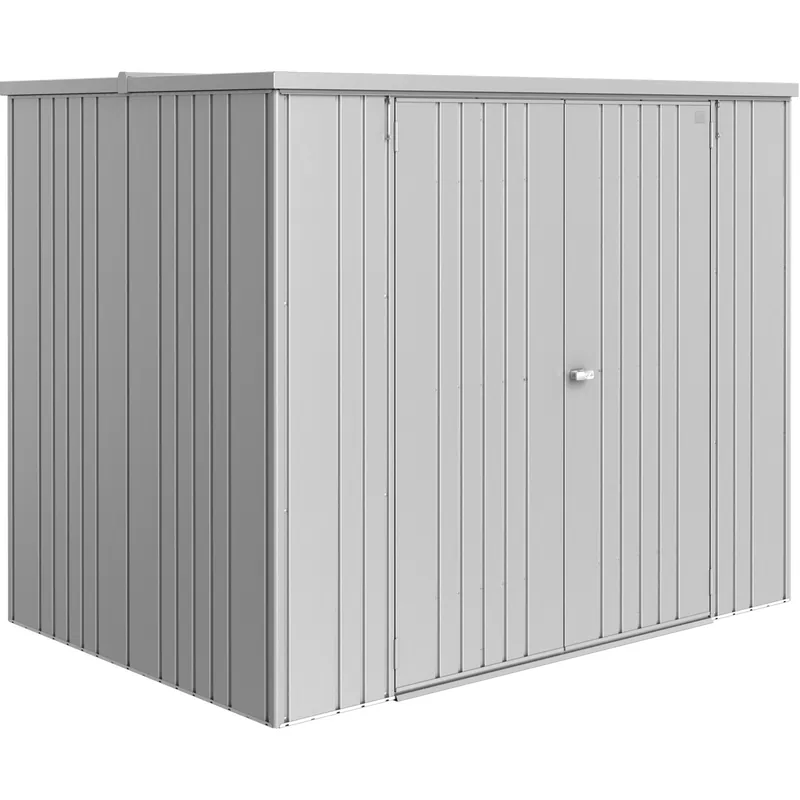 Armadio da esterno Biohort L 230 cm argento metallizzato Gratis Retour