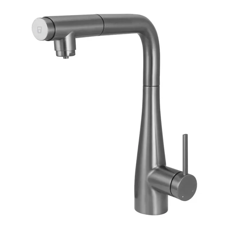 Aanbieding Miscelatore cucina con bocca estraibile titanio