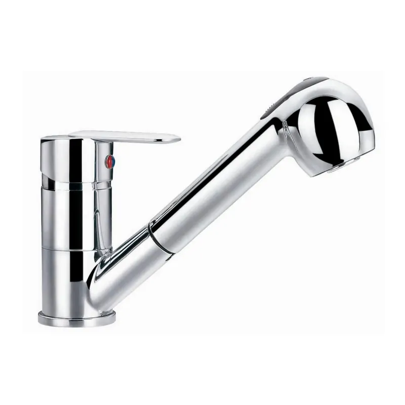 Rubinetto cucina monocomando Ray doccetta estraibile cromo Beperkte Voorraad
