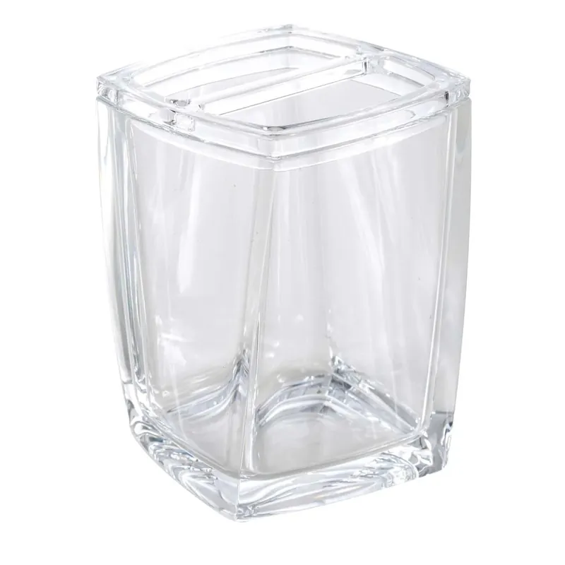 Aanbieding Bicchiere porta spazzolini Cristal in acrilico trasparente