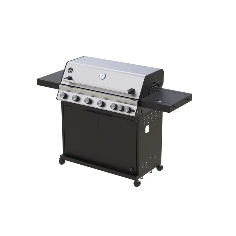 Voordeelprijs Barbecue a gas Jamestown Grill Kane 6 bruciatori 21 kW nero