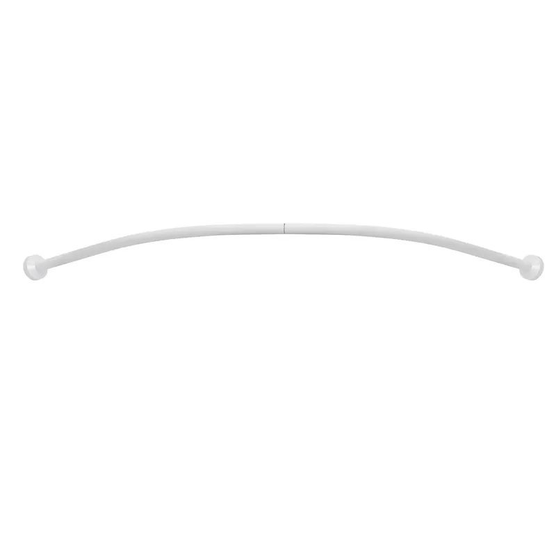 Weekendaanbieding Supporto tenda doccia semicircolare l 87,1 x p 87,1 x Ø 6,2 cm bianco