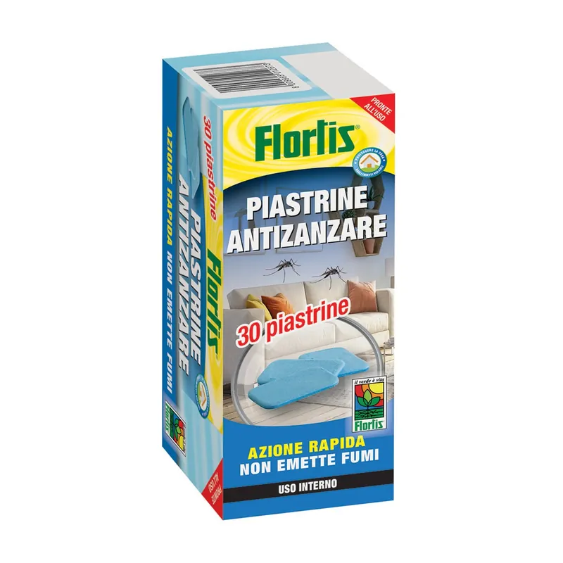 Antizanzare piastrine Flortis 30 pz Favoriet