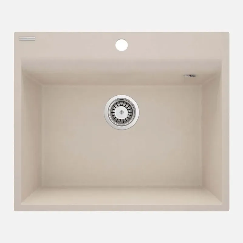 Beste Prijs Lavello 1 vasca Idrostile Bayamo 500x216 mm beige