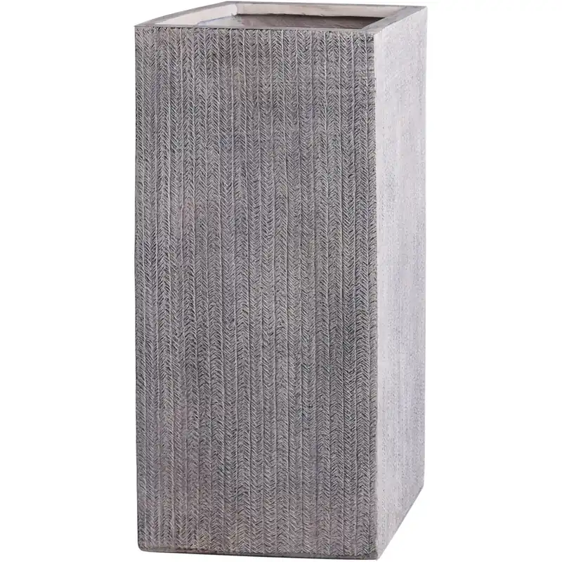 Weekendaanbieding Fioriera da esterno Vebron in fiberclay marrone chiaro 50x21,5x21,5 cm