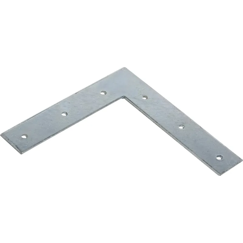 Weekendaanbieding Staffa angolare piatta acciaio zincato 160x160x30 mm