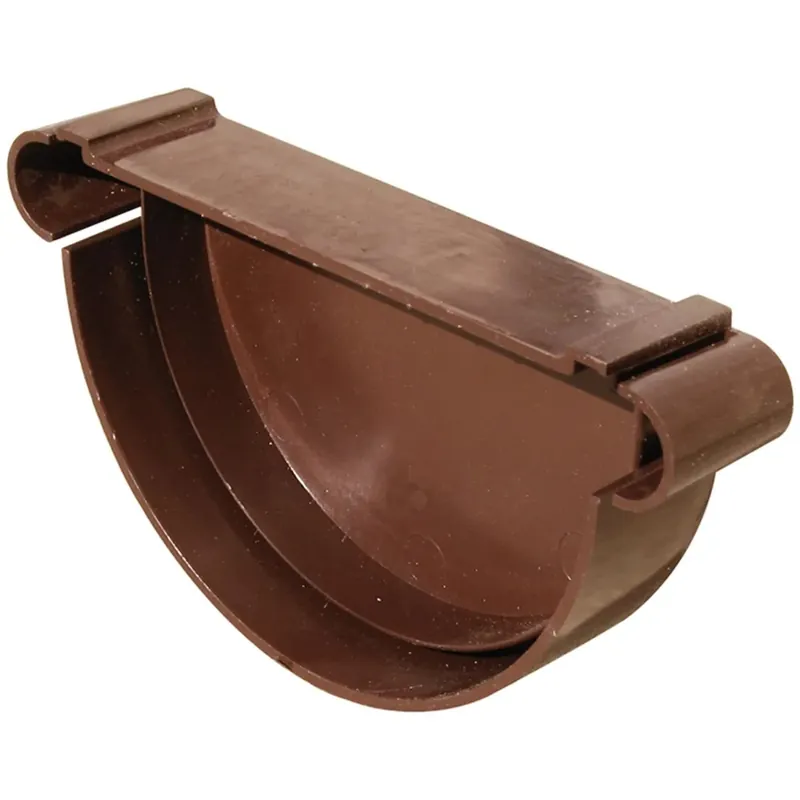 Bestel Nu Testata per grondaia in PVC marrone 25 cm