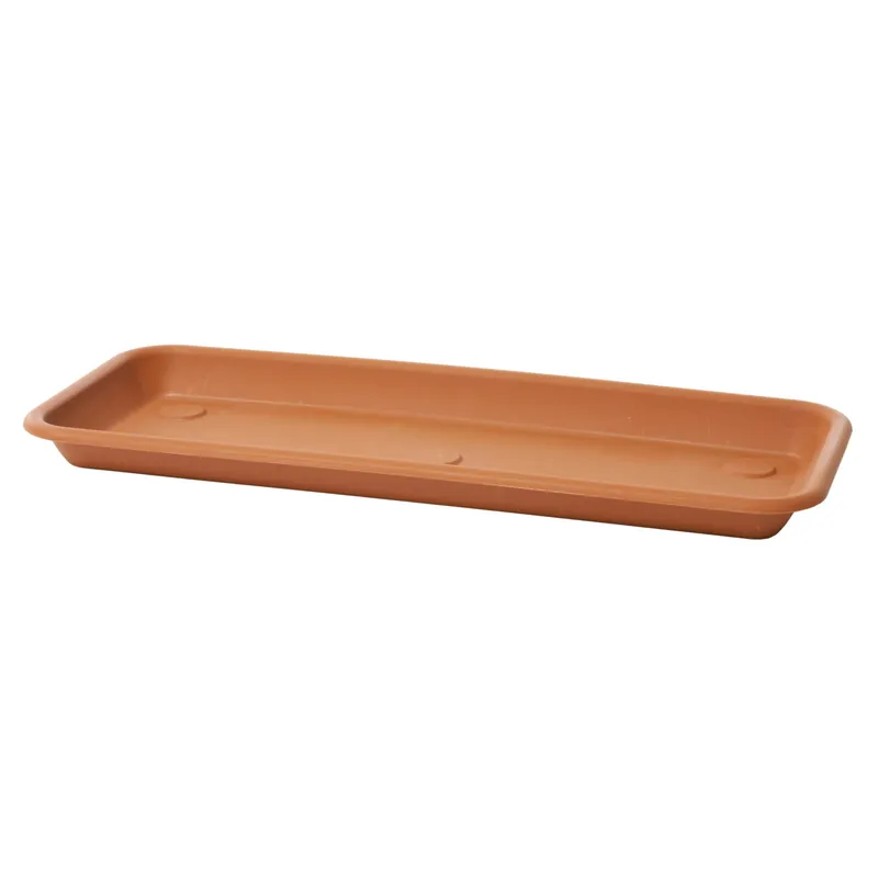 Voordeelprijs Sottocassetta rettangolare Omnia 47x19x3,3 cm in plastica terracotta
