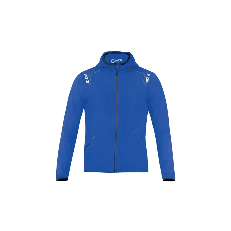 Weekendaanbieding Giacca leggera wilson con cappuccio blu tg. XL